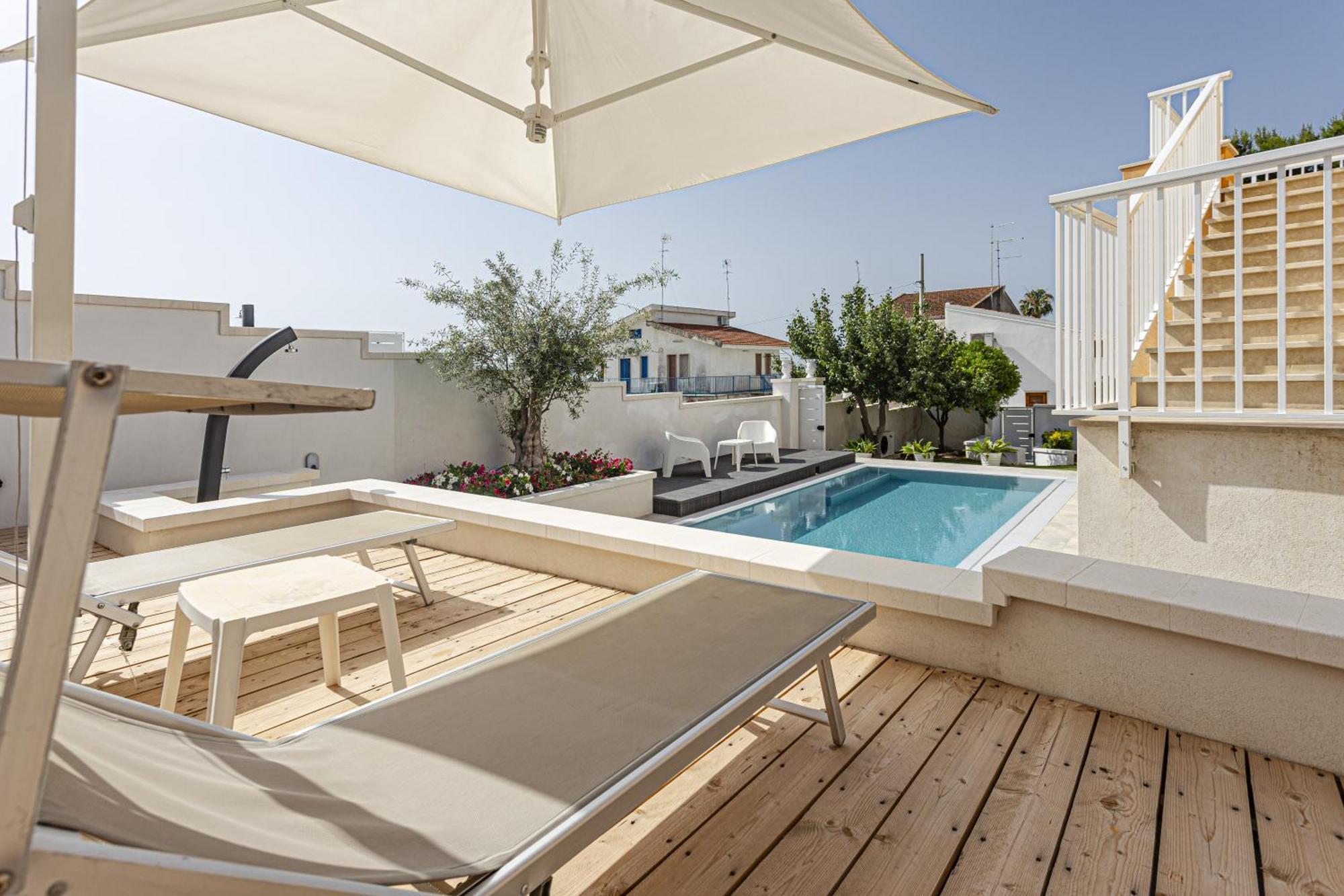 Luxury Urania With Pool - Stella Del Mare Fontanebianche Villa *